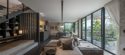 開放的な大開口