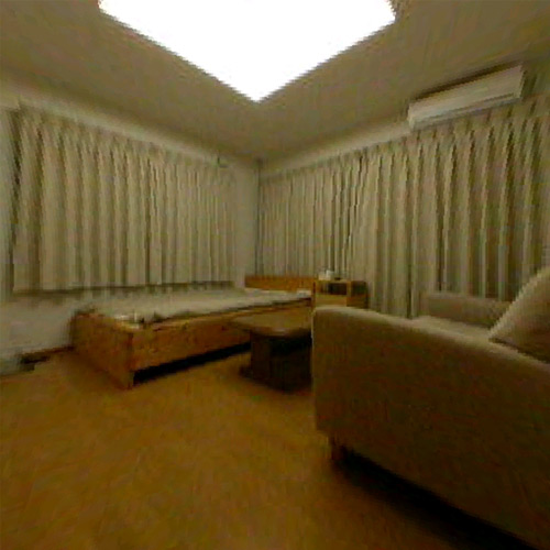 ②間接照明クロス室
