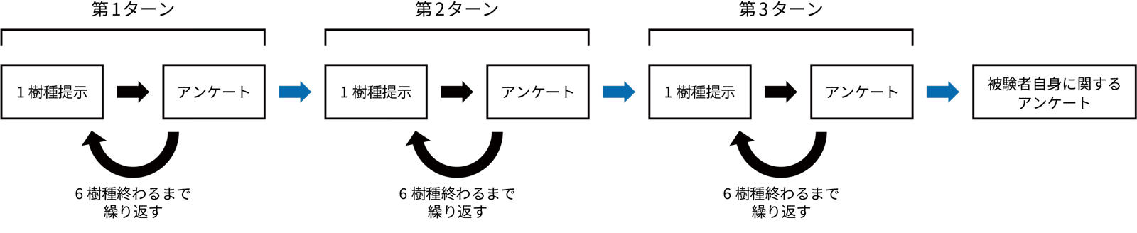 図4 実験の流れ