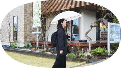 展示場へ直行