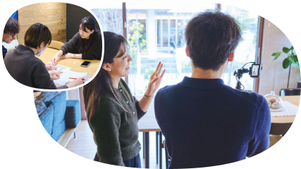 展示場の紹介動画撮影
