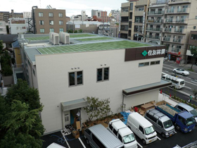 「苔かんむり」施工後