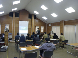労働安全大会の様子(大阪森林事業所)